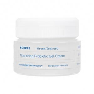 NEW KORRES greek yoghurt nourishing probiotic gel cream in white